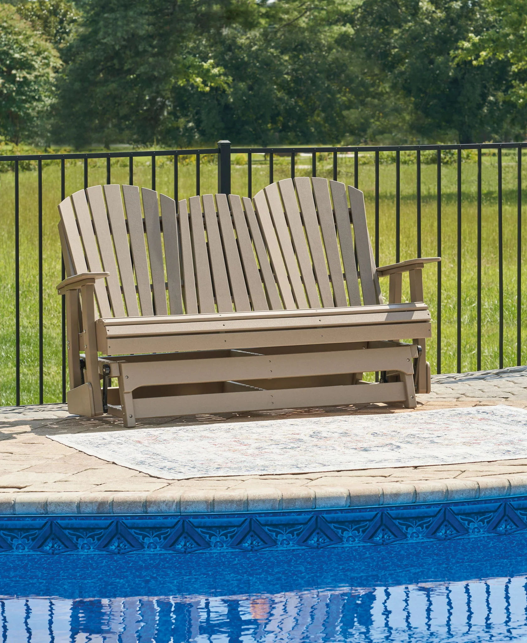 Hyland Wave - Glider Loveseat - Image 4