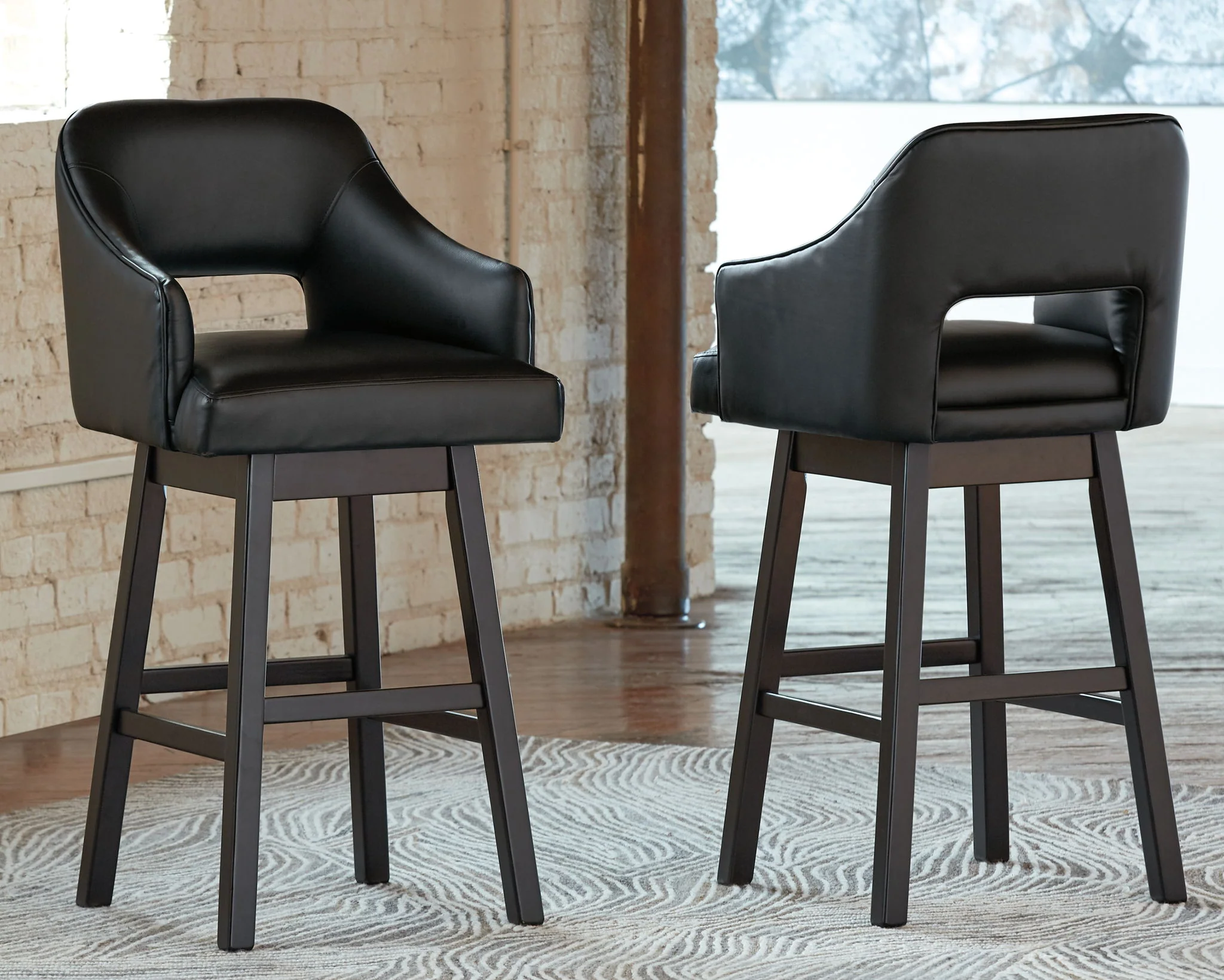 Tallenger - Upholstered Swivel Barstool (Set of 2) - Image 6